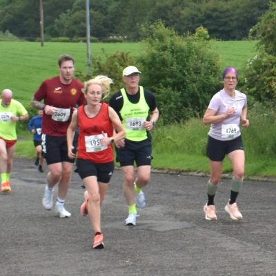 FOCUS: Runners show their efforts on the Roon The Toon route (Image: David Corson)