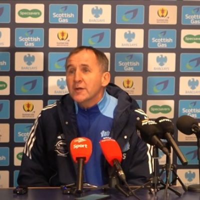 MILESTONE: Tommy Sloan takes charge of his 1000th game as Auchinleck Talbot boss against Renfrew (Image: Auchinleck Talbot Football Club)